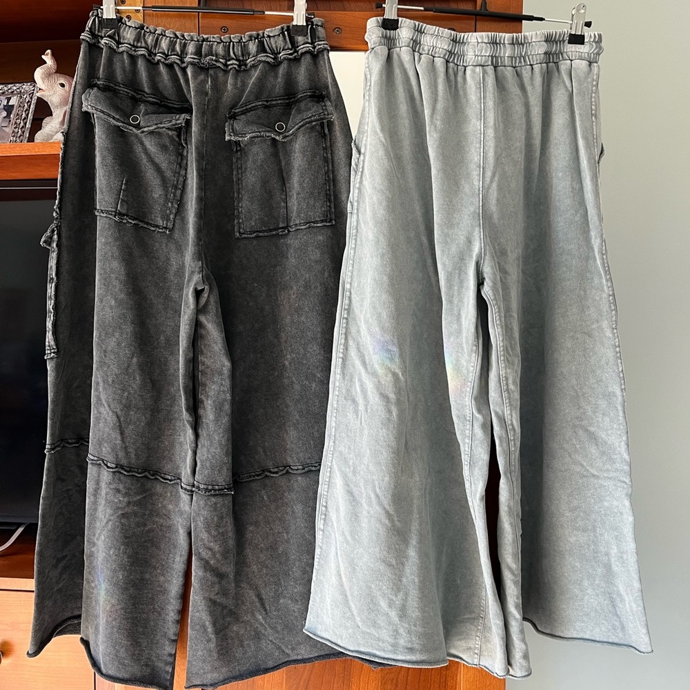 NWOT wide leg pants from Three Birds Nest. Bundle of two. Too big on me